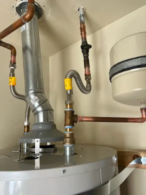 Water heater installation and plumbing repair in Sudley